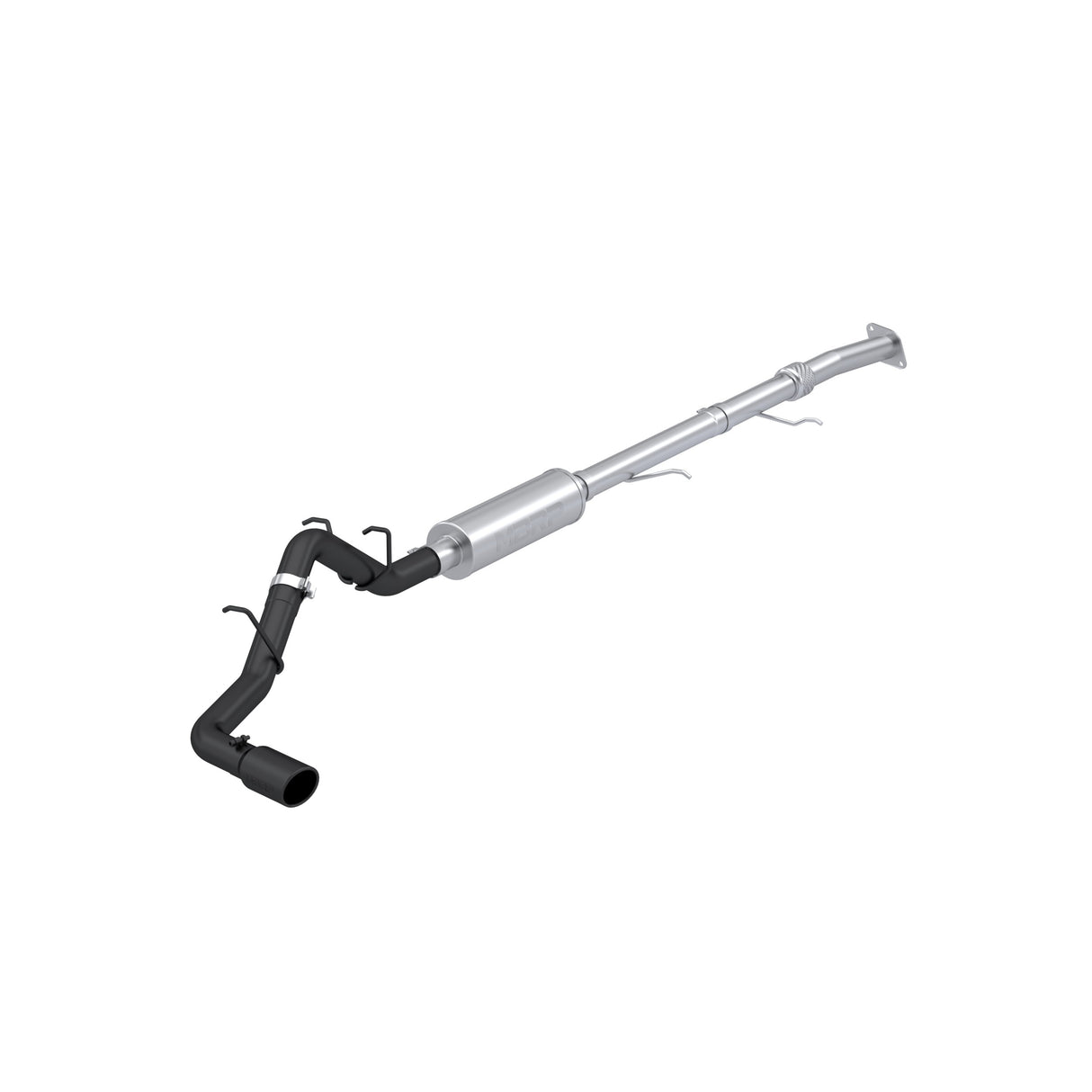 MBRP cat-back exhaust system fits 2023-2024 Chevy single side exit aluminized steel S5015BLK 3 inch inlet/outlet