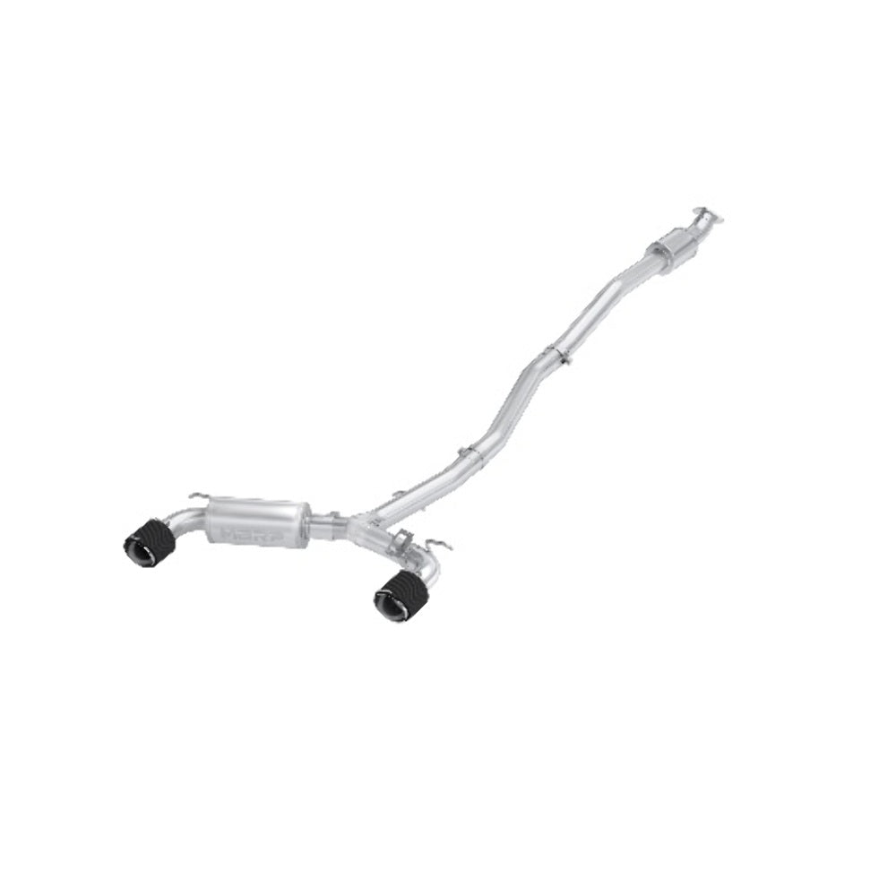 MBRP cat-back exhaust system dual split rear exit Armor Pro Series T304 stainless steel S47093CF