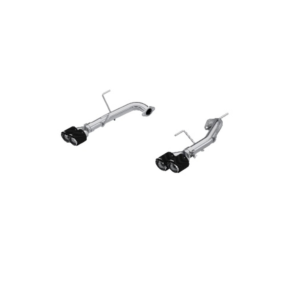 MBRP axle-back exhaust system fits Subaru WRX dual split rear exit Armor Pro Series T304 stainless steel carbon fiber tip S48103CF 2.5 inch inlet/outlet