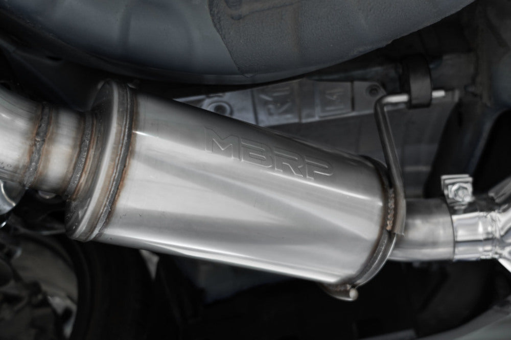 MBRP cat-back exhaust system fits Subaru WRX dual split rear exit Armor Pro Series T304 stainless steel S4807304