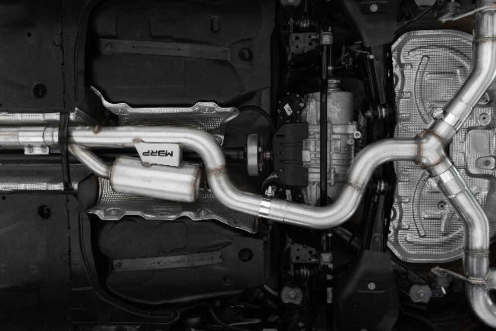 MBRP cat-back exhaust system Armor Pro Series T304 stainless steel carbon fiber tip S46123CF