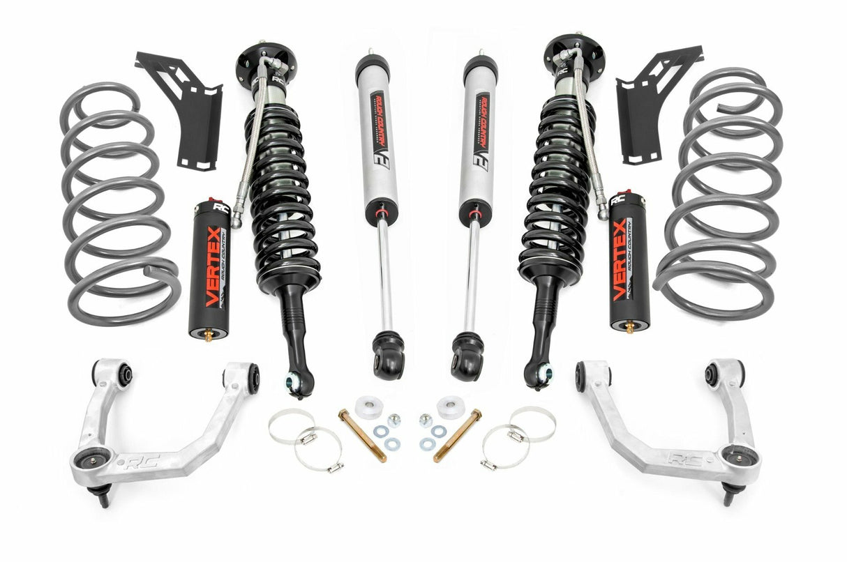 Fits 4Runner(10-24) 3" Lift Upper Control Arms RR Coils Vertex/V2 Struts 76658