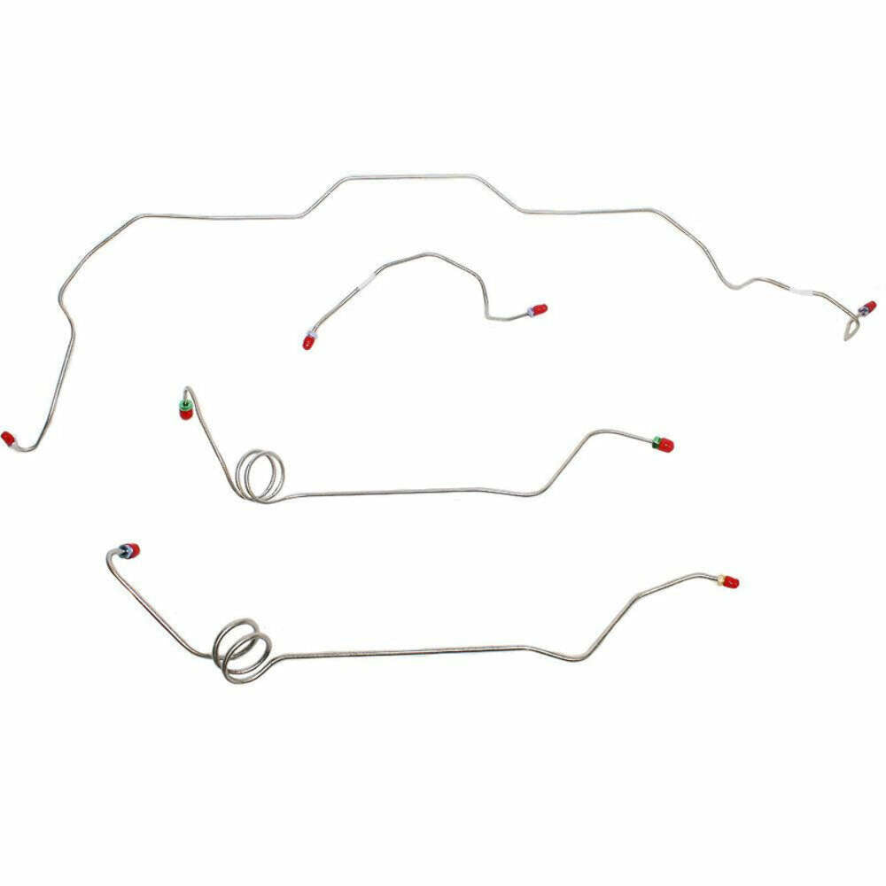 Replacement Line for 67-69 Chevy Camaro, Pontiac Firebird, Conversion Front 4pc Set stainless steel