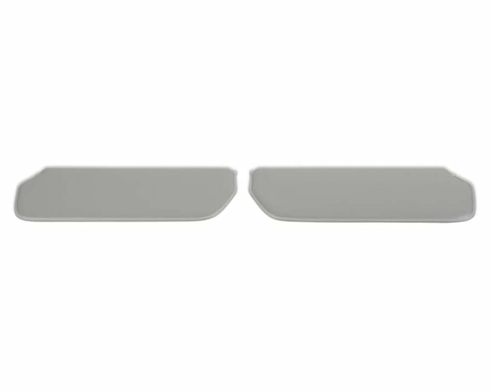 73-87 C/K Series Pickups Foamback Sunvisor Pair-Vinyl-Grey 05-343