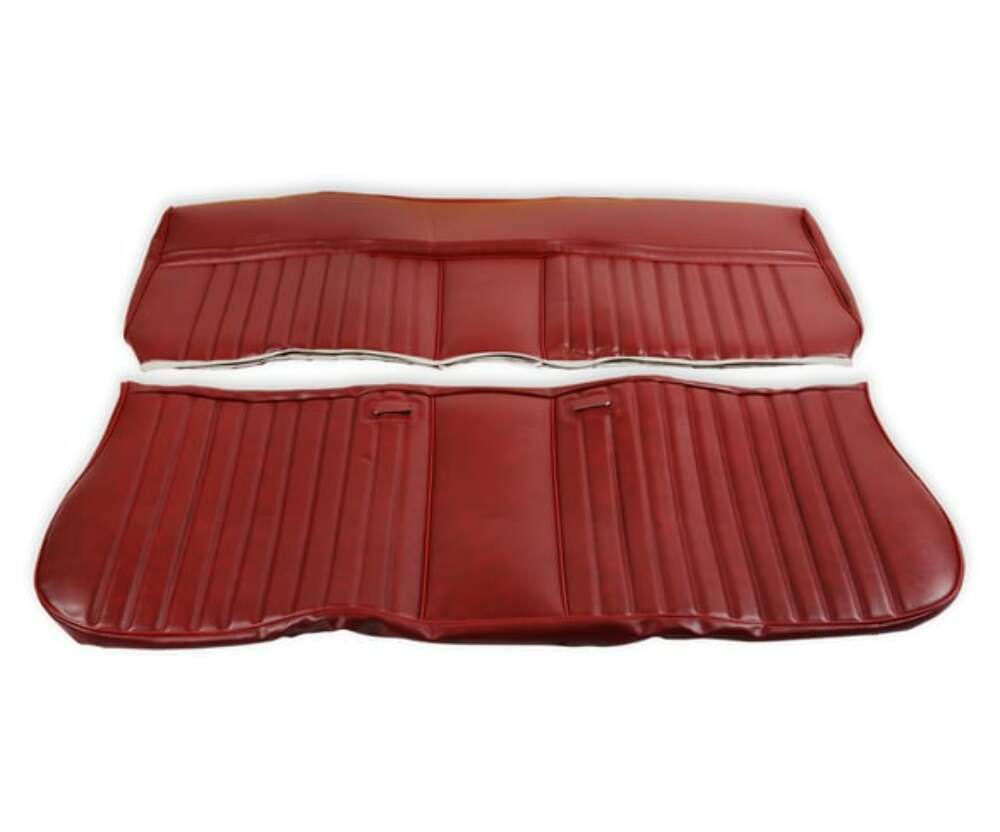 t Fits 81-87 C/K Series Pickup Seat Upholstery-Deluxe Pleat Vinyl-Maroon 05-316 Brothers Trucks