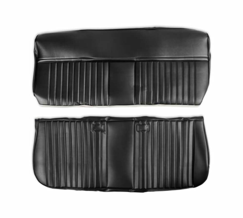81-87 C/K Series Pickup Seat Upholstery Kit-Deluxe Pleat Vinyl-Black 05-315