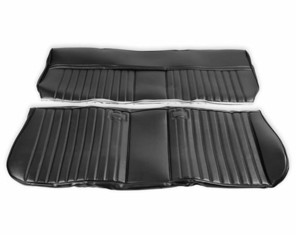 81-87 C/K Series Pickup Seat Upholstery Kit-Deluxe Pleat Vinyl-Black 05-315