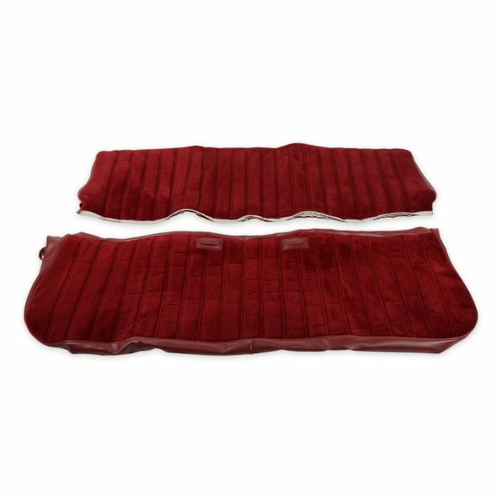 81-87 C/K Series Pickup Seat Upholstery Kit-Full Pleat-Maroon 05-296