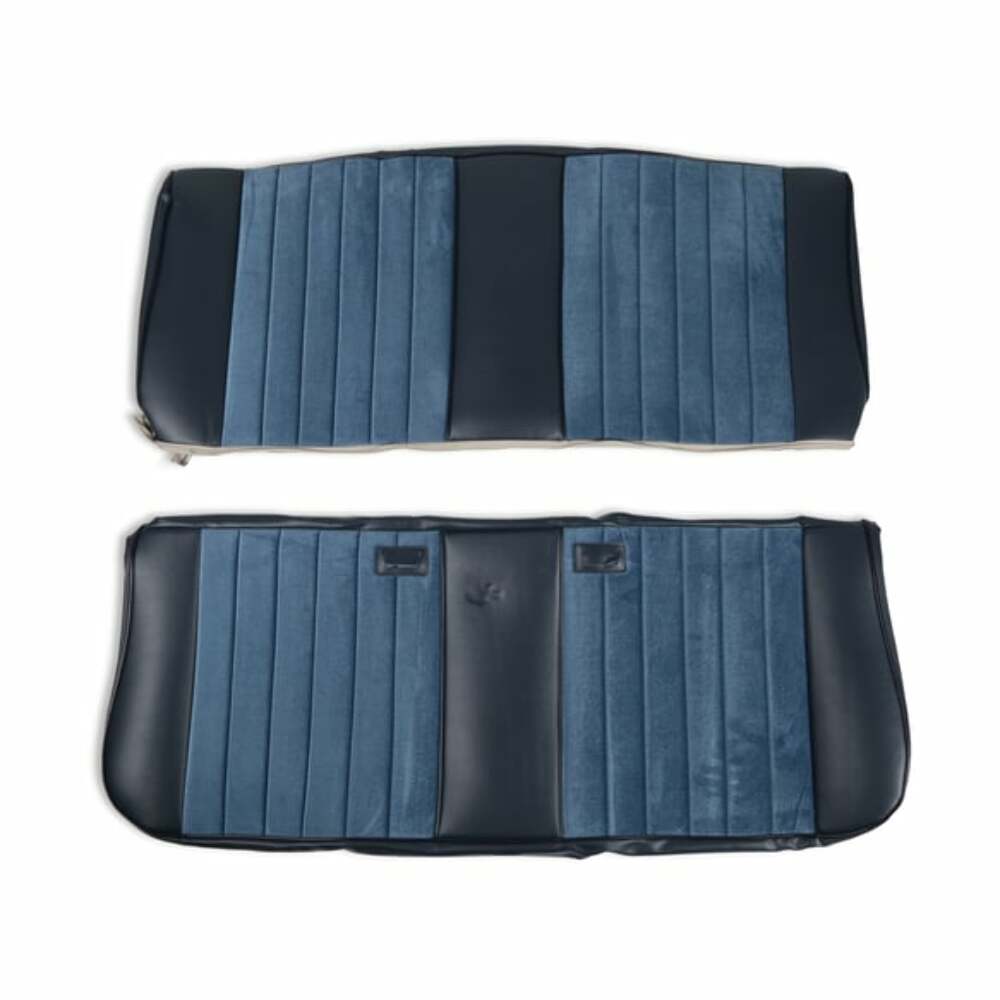 81-87 C/K Series Pickup Seat Upholstery-Standard Pleat Cloth-Navy 05-312