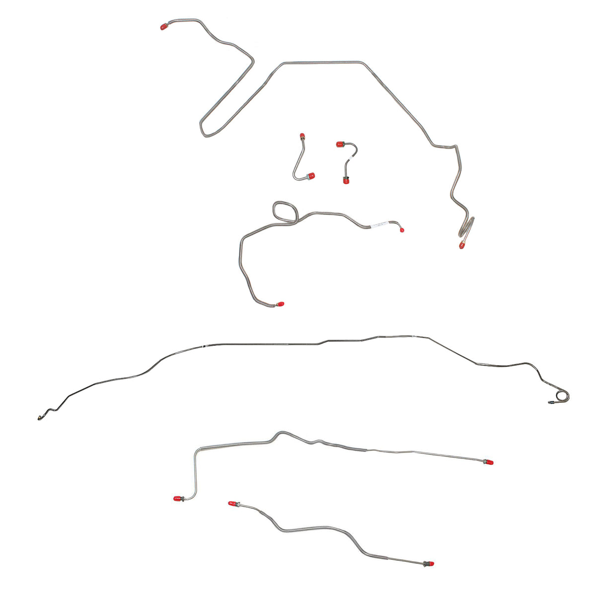 t Fits 82-83 Camaro; 2.5L/4 cyl or 2.8L/6 cyl, Drum; Complete Brake Line-CBK0244OM Fine Lines