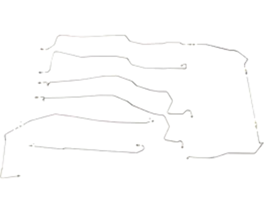 Complete Brake Line Kit for 84-85 Camaro 2.5L non-Borg Warner HD Axle
