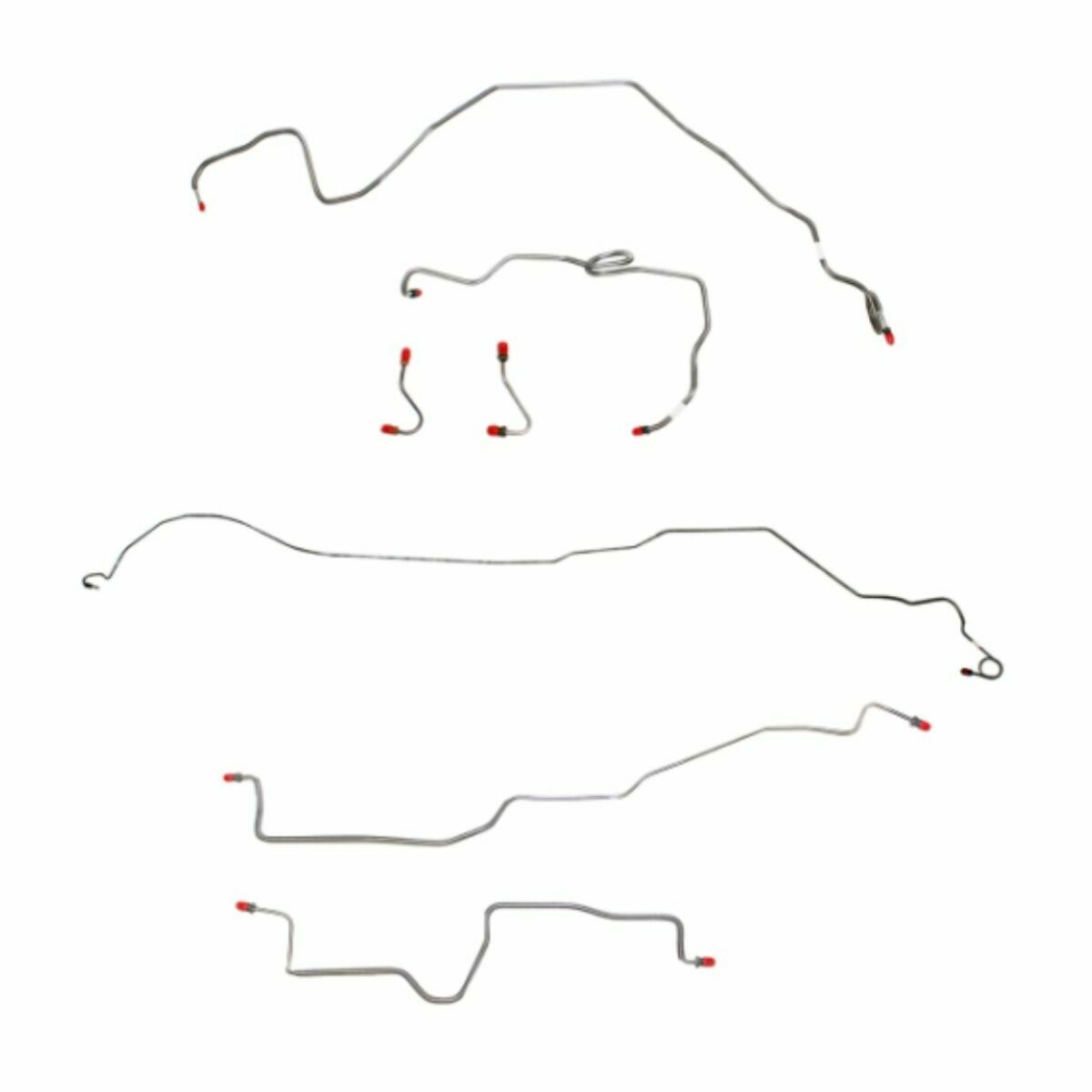 Complete Brake Line Kit for 84-85 Camaro 5.0L/8 cyl non-Borg Warner HD Axle CompleteBrakeLine