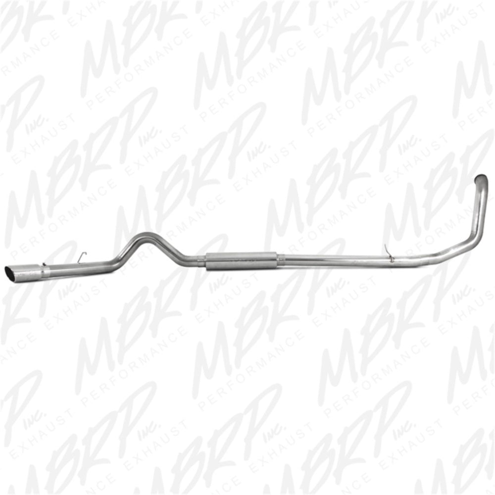 MBRP turbo-back exhaust system fits Ford F-350 single side exit Armor Plus Series T409 stainless steel S6200409