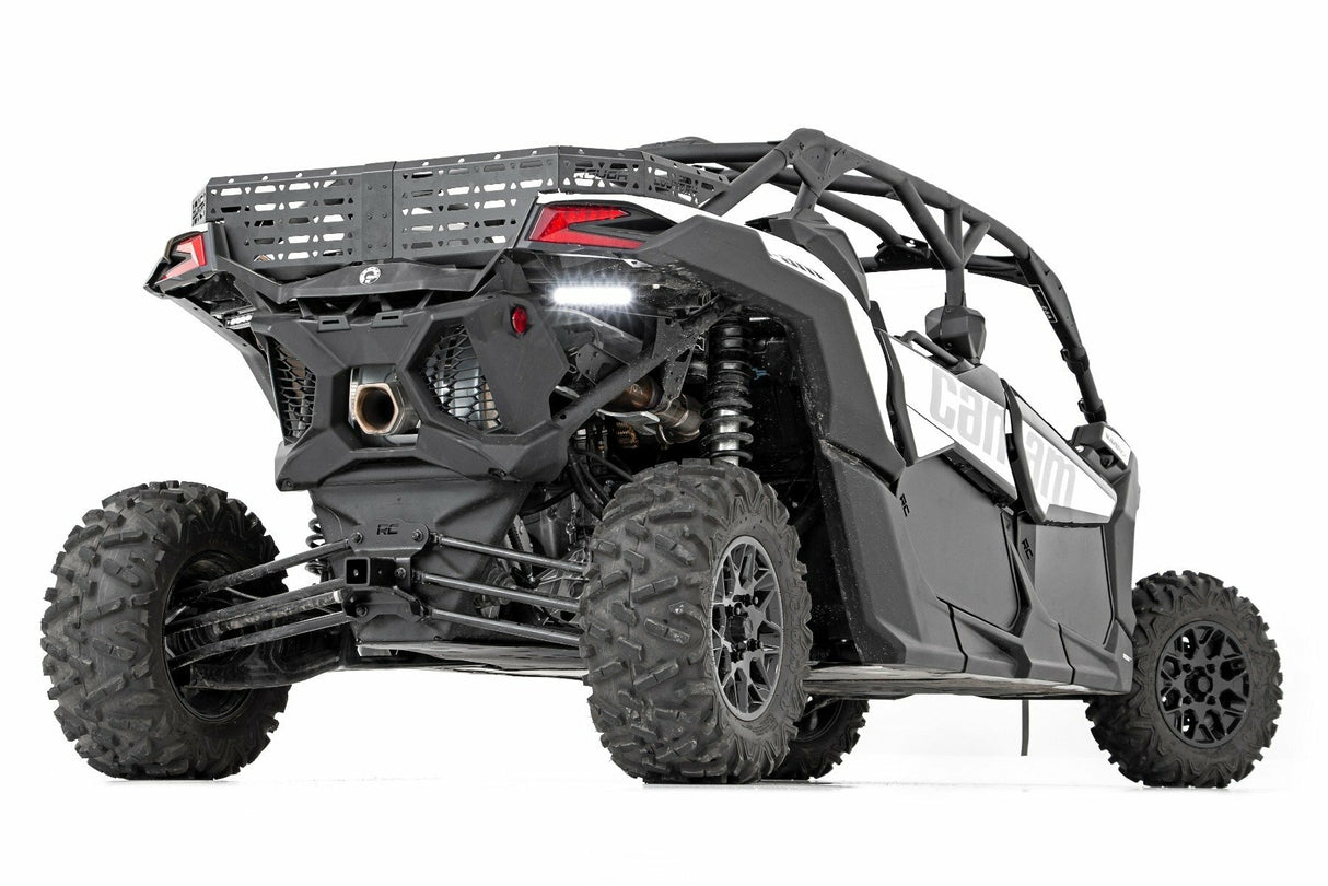 Fits Can-Am Maverick X3 LED Light Tail Light Mount 6" Black Slimline Pair 97026