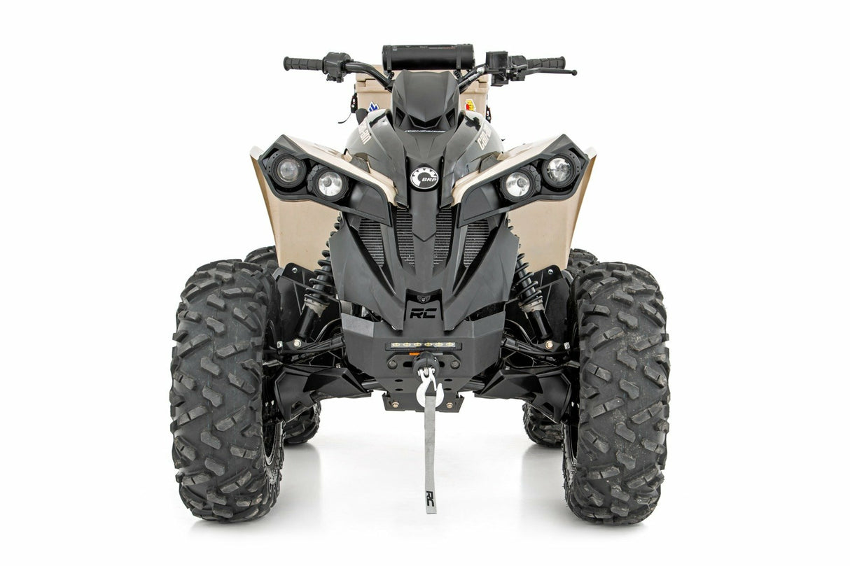 Fits Can-Am Renegade 500/Renegade 800R Winch Bumper; 97065