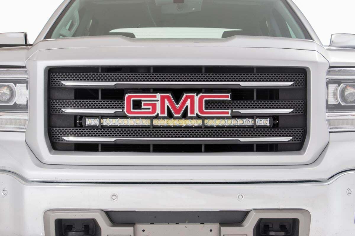 Fits Chevy 1500(14-18 &Classic) LED Light Behind Grille Mount 30" Chrome 70625