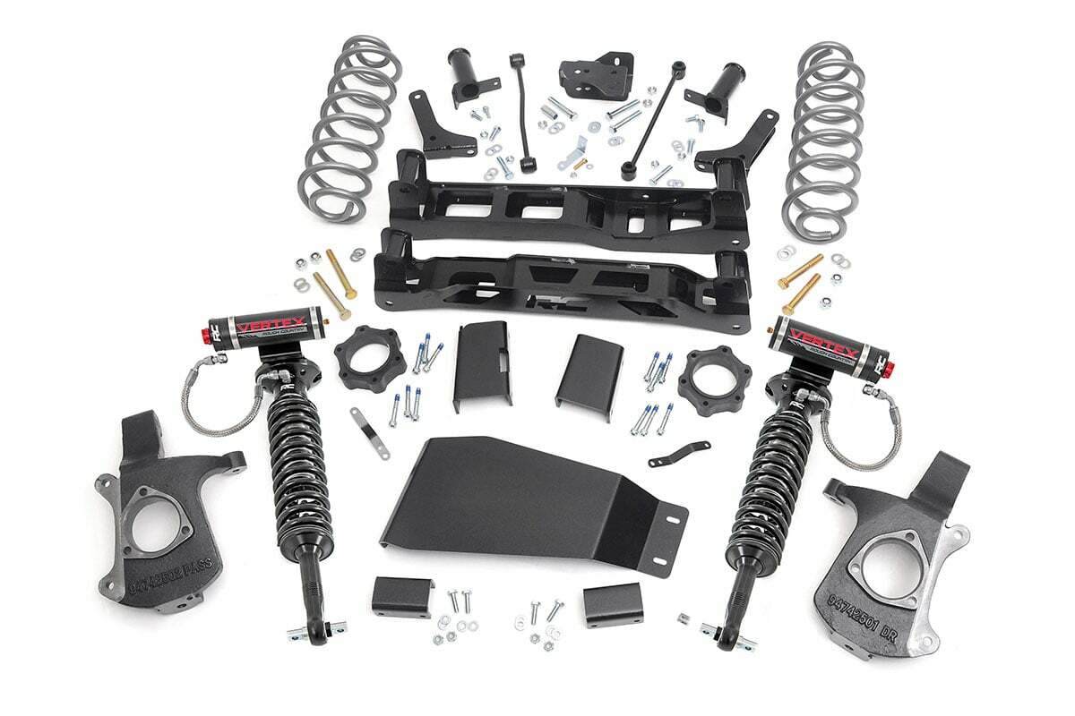 Fits Chevy Avalanche 2&4WD (2007-2013) 7.5" Lift Kit; Vertex Coilovers; 20950