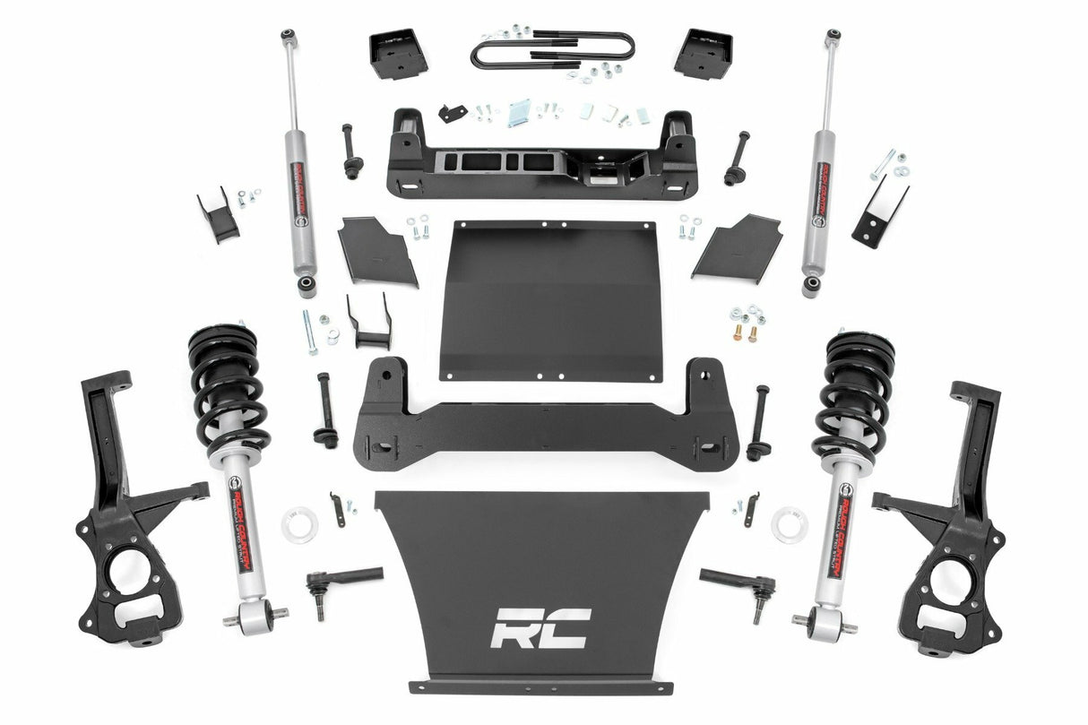 Fits Chevy Silverado 1500 (22-24) 6" Lift Kit; Mono Leaf Rear; N3 Struts; 21631