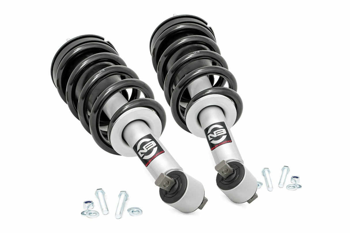 Fits Chevy/GMC 1500 2WD/4WD (14-18 & Classic) Loaded Strut Pair; Stock; 501096