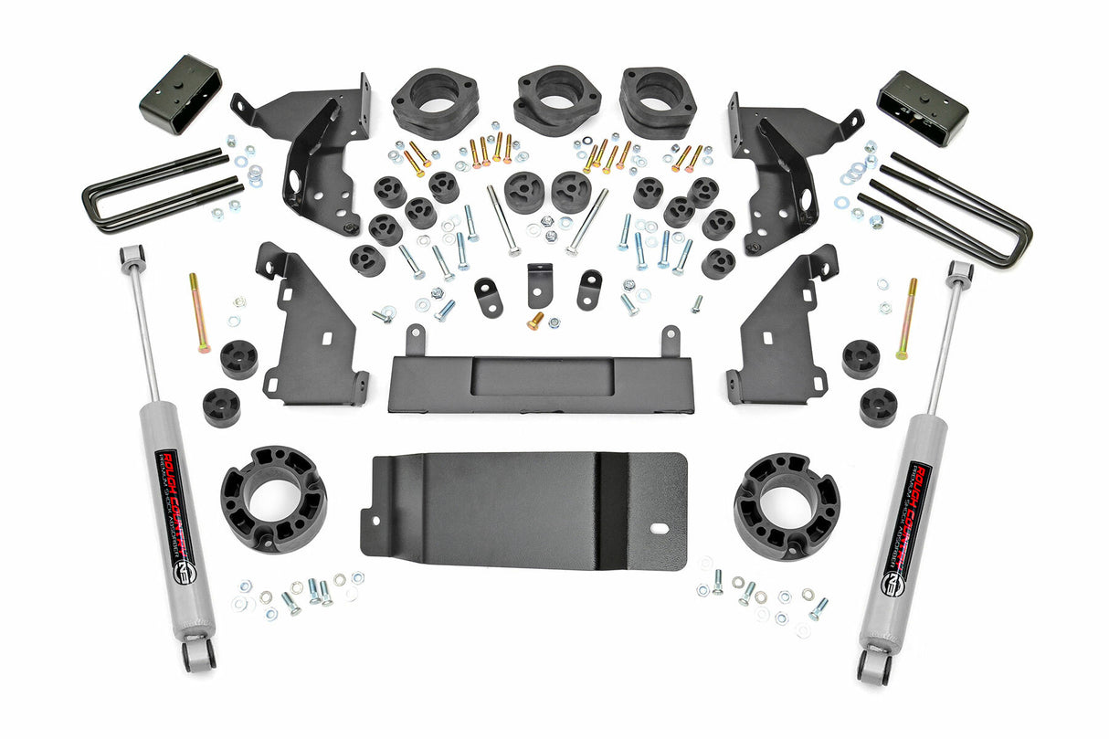 Fits Chevy/GMC 1500 4WD (14-15) 4.75 Inch Lift Kit; Combo; 293.2