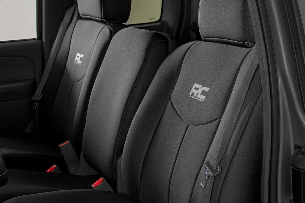 Fits Chevy/GMC 1500 (99-06 & Classic) Rear Seat Covers; Full Bench; 91014