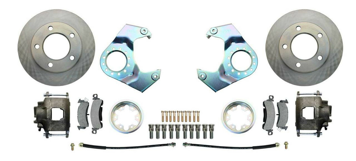DANA 30, 44, 25, 27 Axle Front Disc Brake Conversion Kit DBK5EDF Brakes MBM