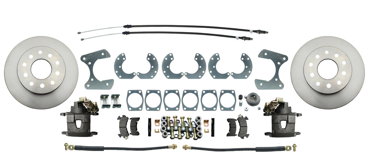 Ford 9" Rear End Disc Brake Kit w/ E-brake DBK9 Brakes MBM