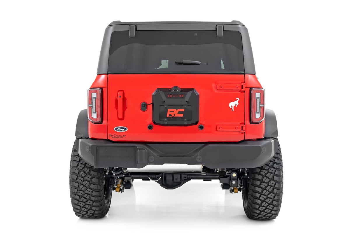 Fits Ford Bronco 4WD (2021-2024) Spare Tire Carrier Delete Kit; 51125