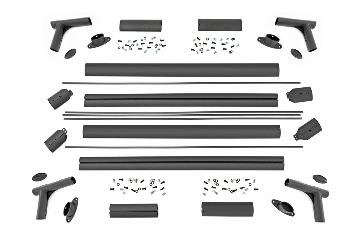 Fits Ford F-150 2WD/4WD (2015-2024) Bed Rack; Half Rack; Aluminum; 10407