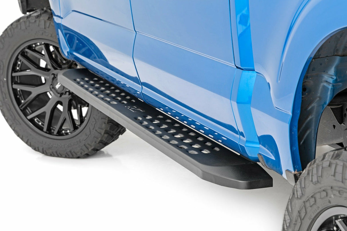 Fits Ford F-150/F-150 Lightning (15-24) RPT2 Running Board Crew Cab Black 44005