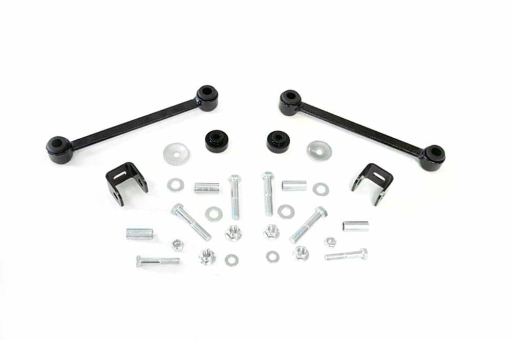 Fits Ford F-250 4WD (1980-1997) Sway Bar Links; Front; 4 Inch Lift; 1022
