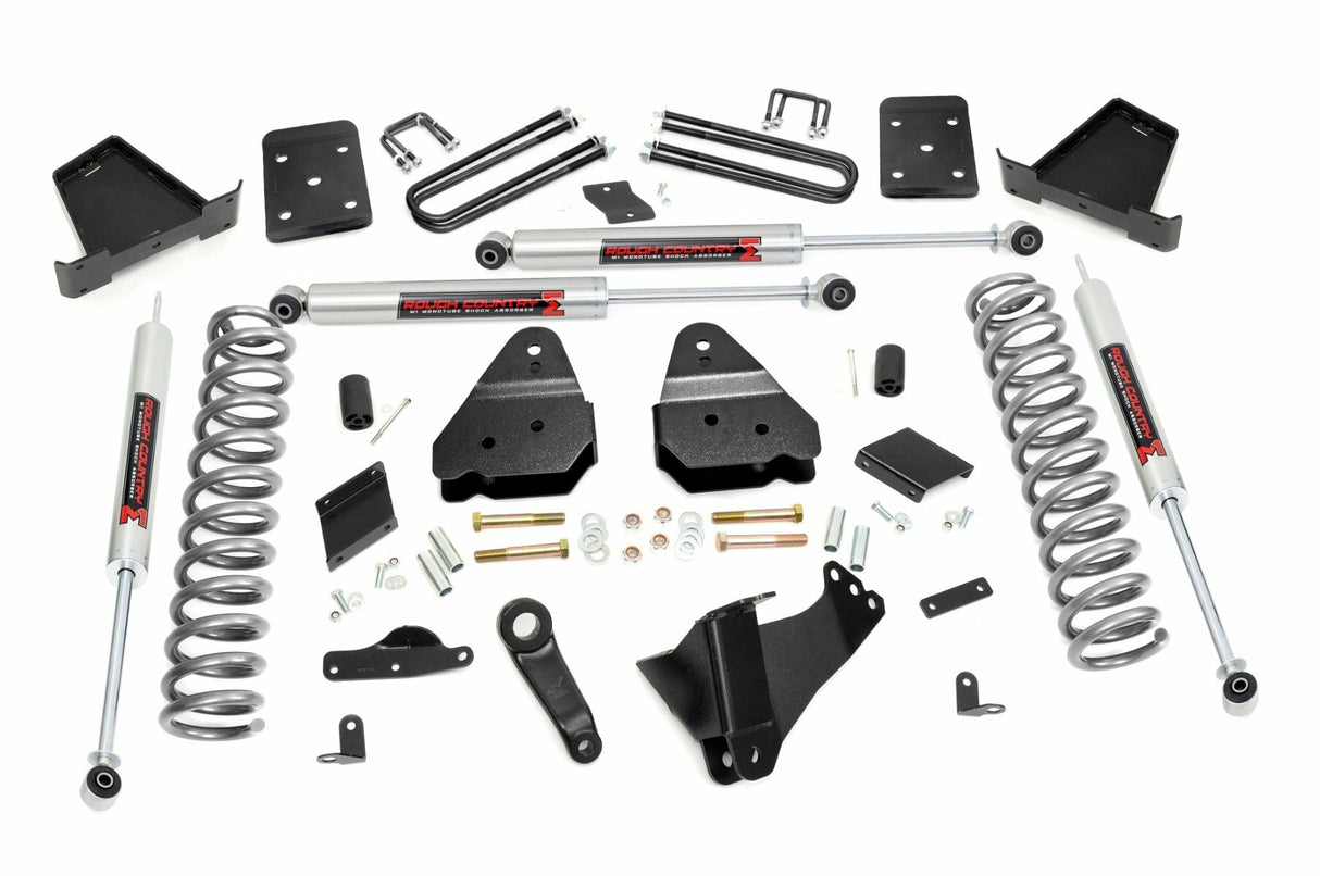 Fits Ford F-250 Super Duty 4WD (2015-2016) 4.5 Inch Lift Kit; OVLD; M1; 56740