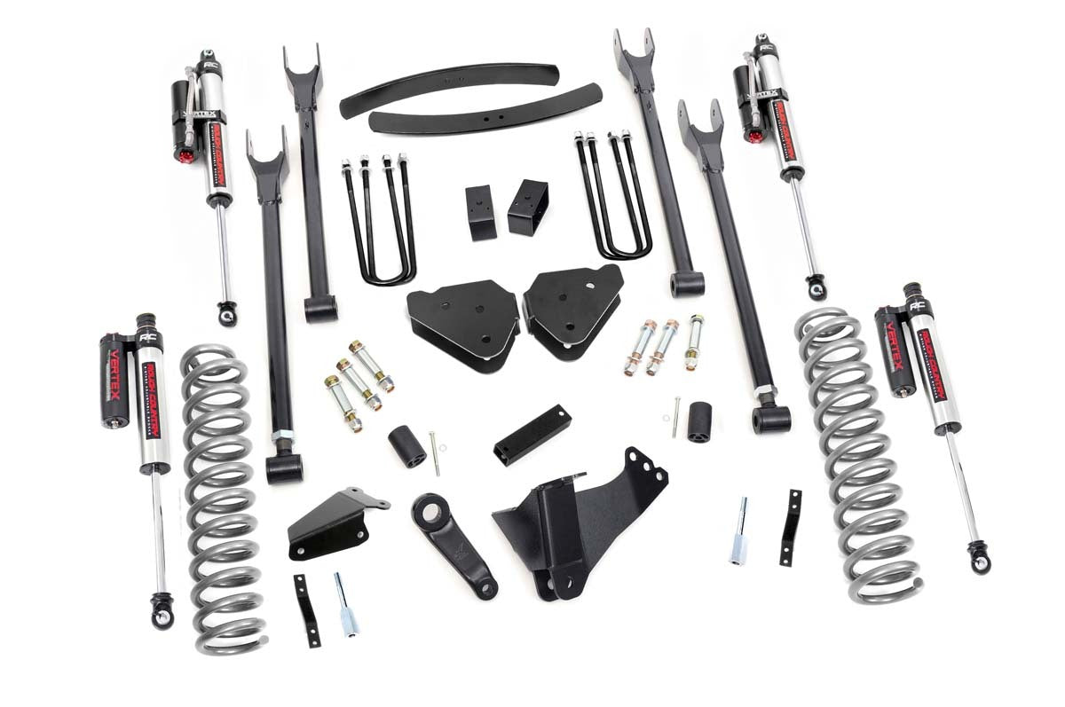 Fits Ford F-250/F-350 SD (05-07) 6" Lift Kit Gas 4 Link No OVLDS Vertex 57850