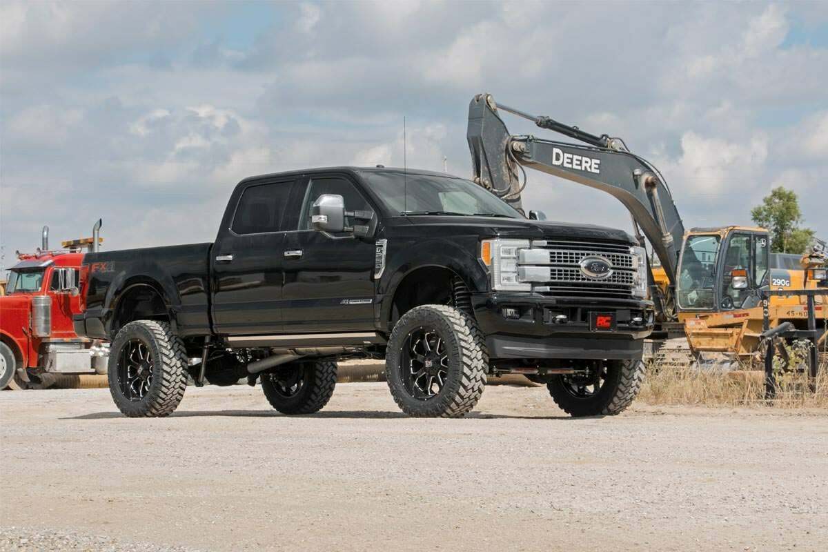 Fits Ford F-250/F-350 SD (17-22) 6" Lift Kit; Diesel; 4 Link; OVLD; 50856