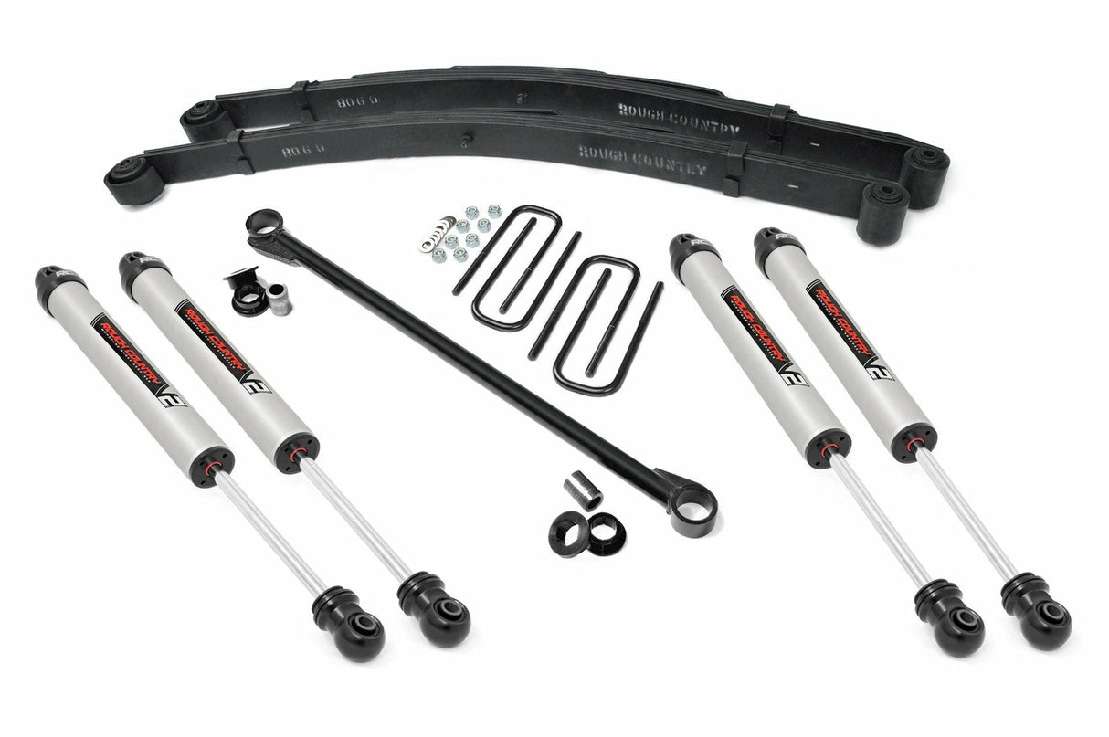 V2 monotube shocks for 1999-2004 Ford Super Duty by Rough Country