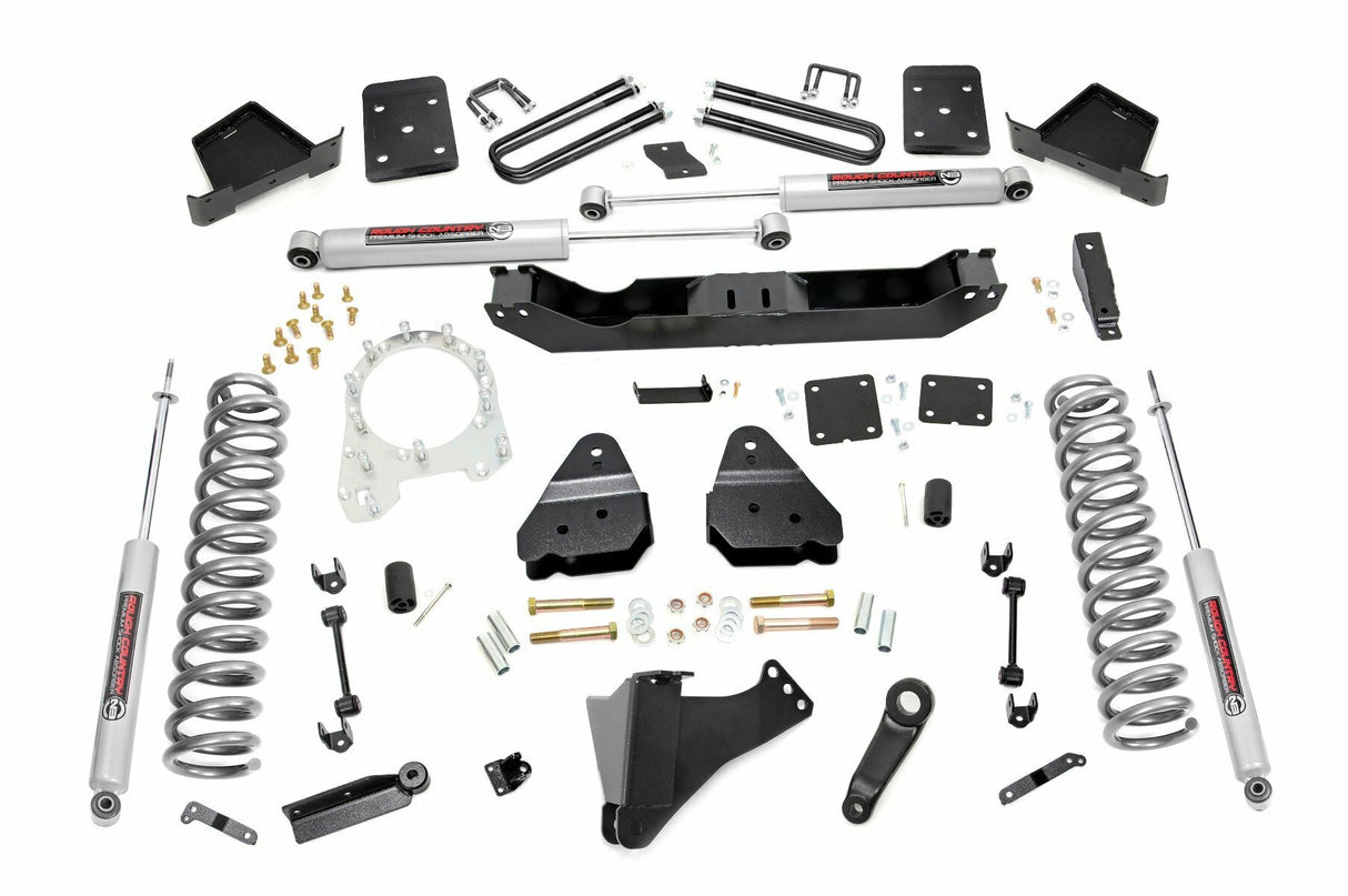 Fits Ford F-250/F-350 Super Duty 4WD (2017-2022) 6 Inch Lift Kit; OVLDS; 51720