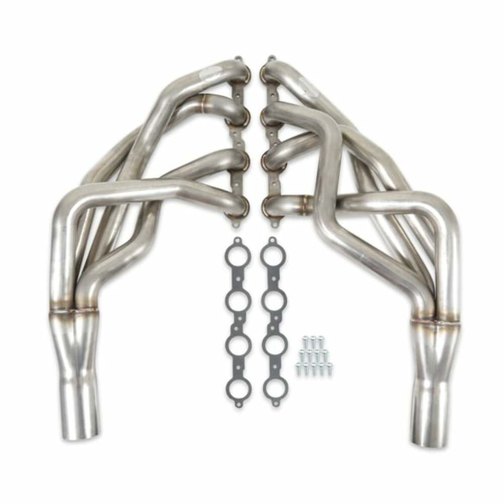 Hooker BlackHeart Fits GM 1st Gen F & X-Body w/ LS motor 1 7/8 Long Tube Headers-S/S 70101308-RHKR black stainless steel long tube