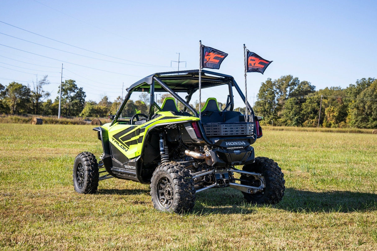 Fits Honda Talon 1000 Whip Mount; Bed; 4' Multl-Color LED Whip Pair; 92039