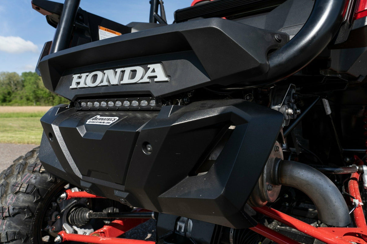 Fits Honda Talon LED Light Kit; Rear Mount; 10" Black Slimline; 92027