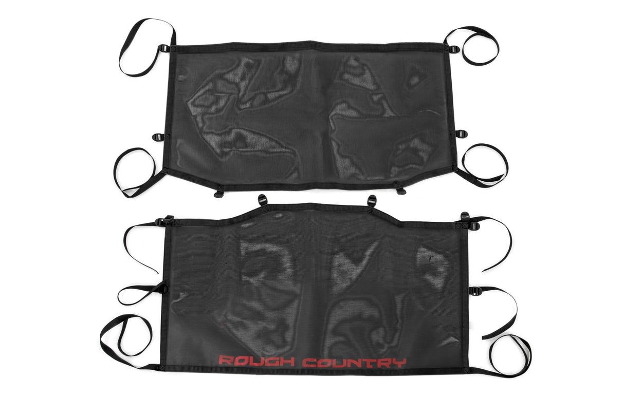 Fits Jeep Gladiator JT 4WD (2020-2024) Mesh Bikini Top Plus; Black; 85118