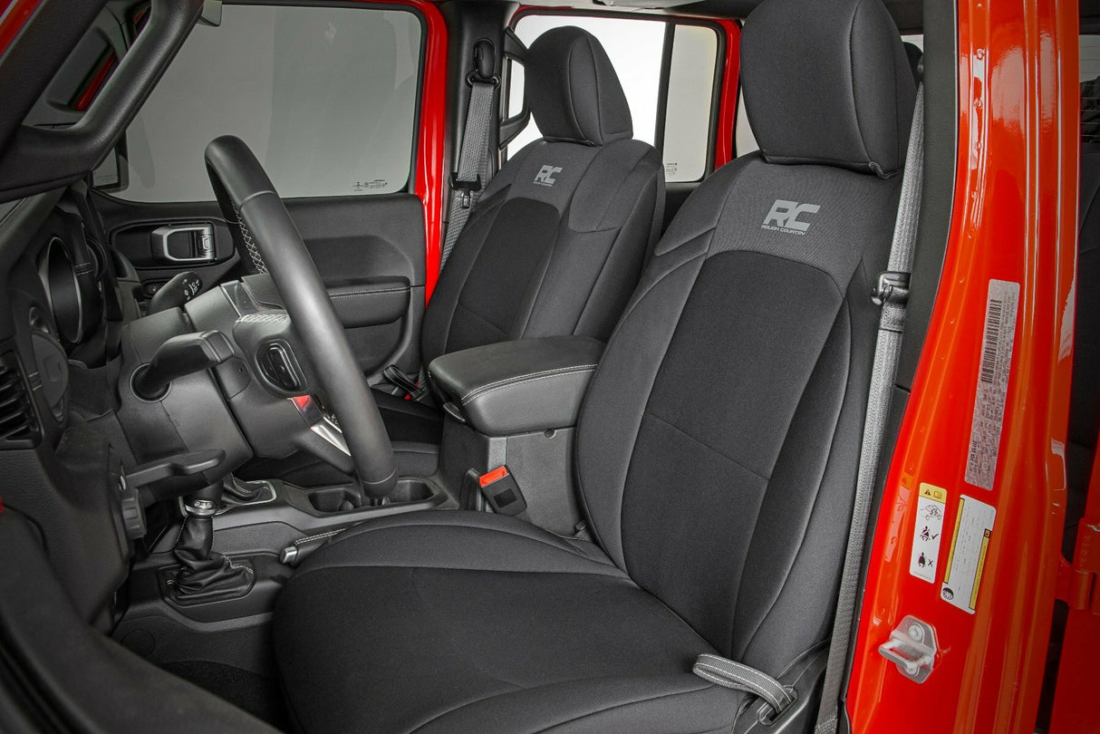 Seat covers for 2020-2024 Jeep Gladiator by Rough Country