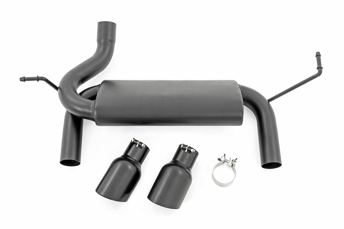Fits Jeep Wrangler JK (07-18) Performance Exhaust; Dual Outlet; 96002A