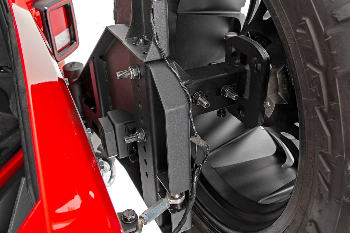 Tire carrier for Jeep Wrangler JL by Rough Country