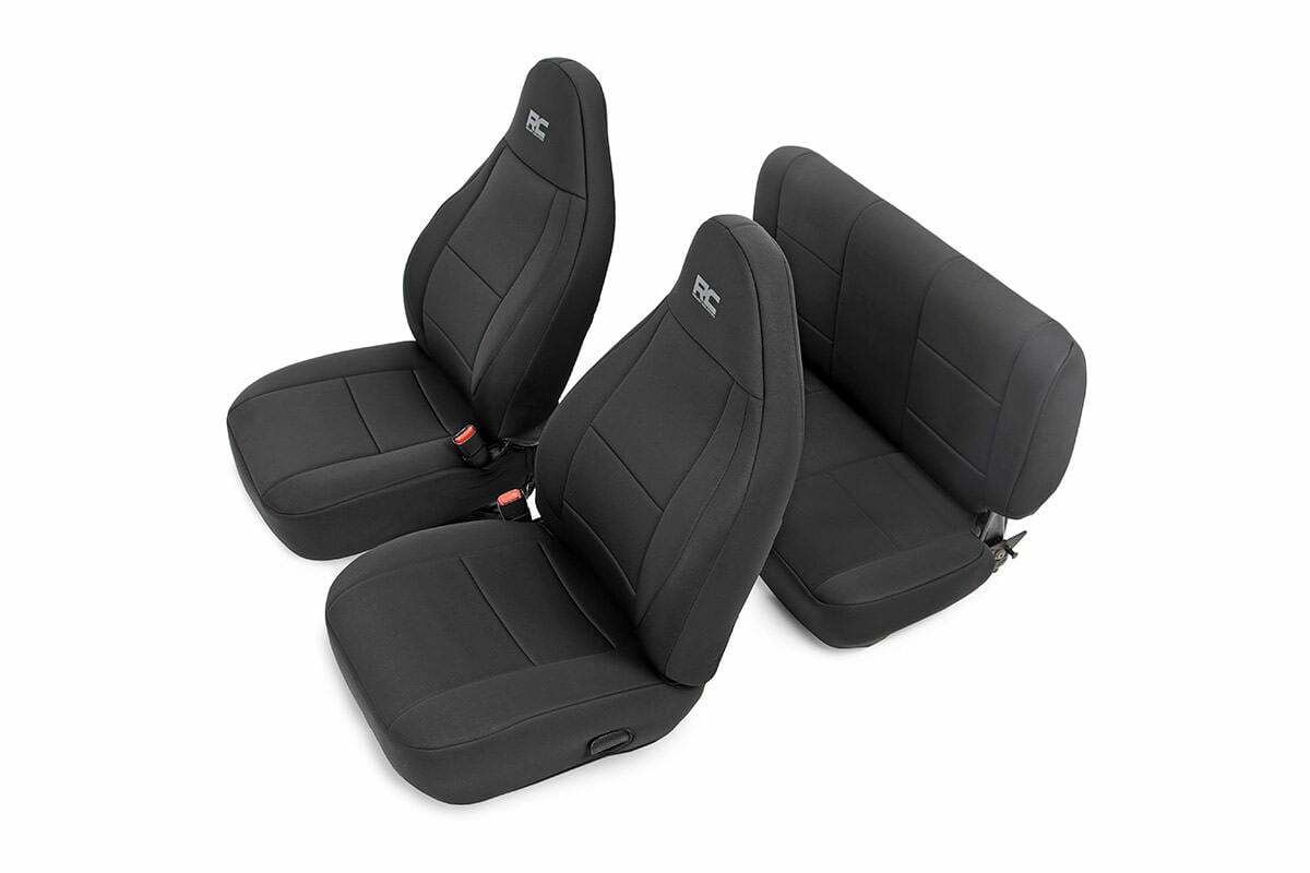 Seat covers for 2003-2006 Jeep Wrangler TJ by Rough Country