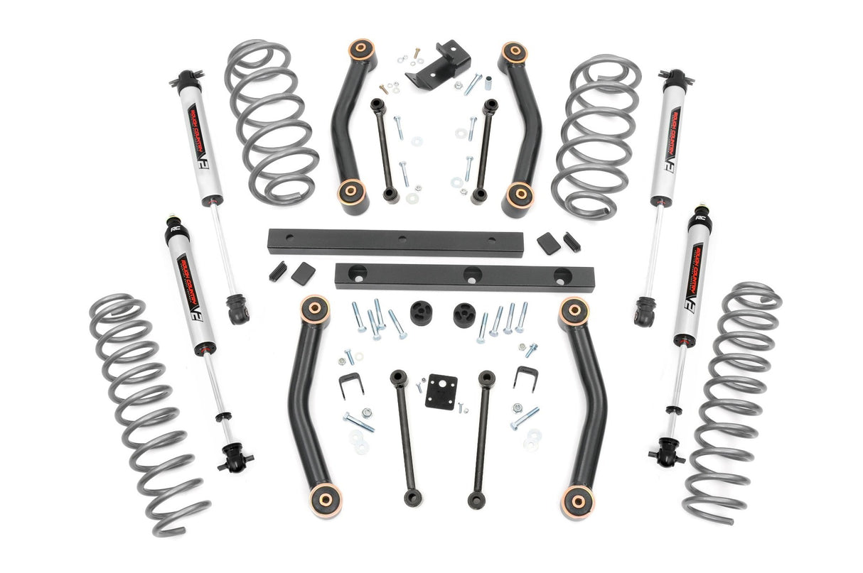Fits Jeep Wrangler TJ 4WD (1997-2002) 4 Inch Lift Kit; V2; 90670