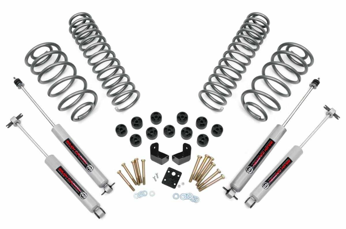 Lift kit for 1997-2006 Jeep Wrangler TJ by Rough Country