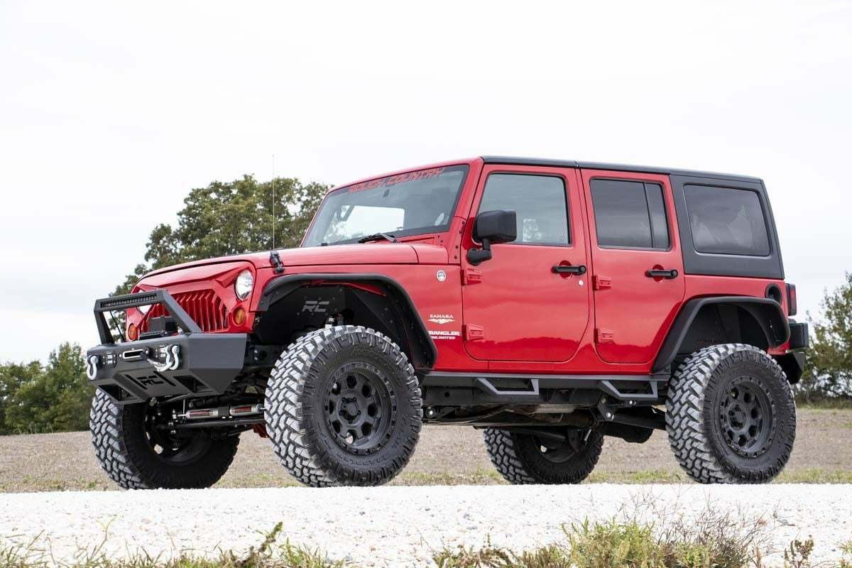 Fits Jeep Wrangler Unlimited 2&4WD (2007-2011) 4" Lift Kit; Long Arm; 78530A