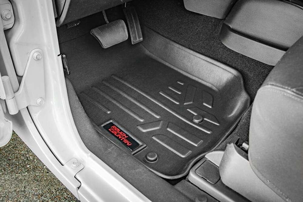 Floor mats for 2007-2013 Jeep Wrangler by Rough Country