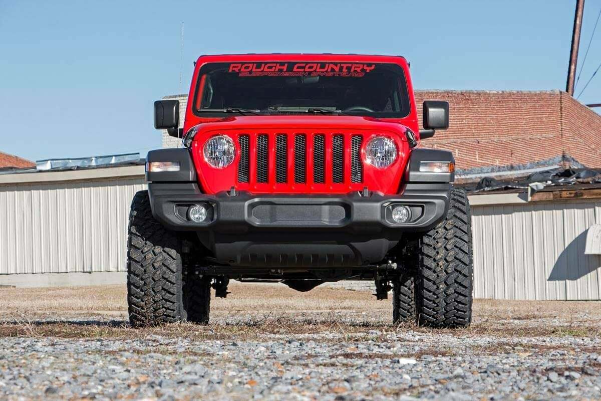 Lift kit for 2018-2023 Jeep Wrangler by Rough Country