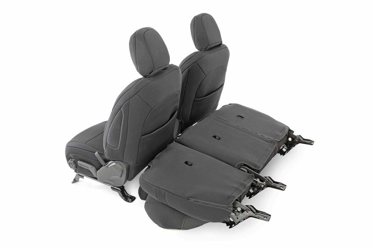 Seat covers for 2018-2024 Jeep Wrangler by Rough Country